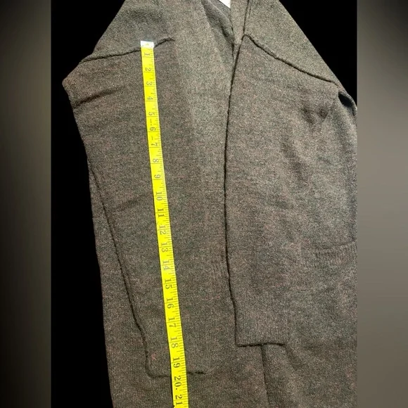 Anthropologie Chocolate Brown Open-Front Cardigan, very elegant . - Picture 11 of 11